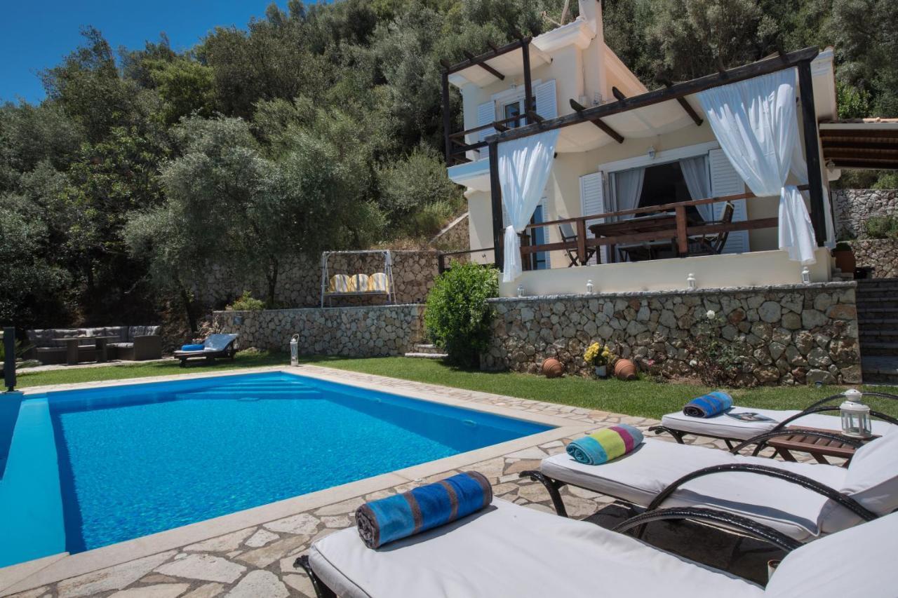 Villa Pasithea - Breathtaking Seaviews, Infinity Pool, Privacy, Close To The Beach Nydri  Extérieur photo
