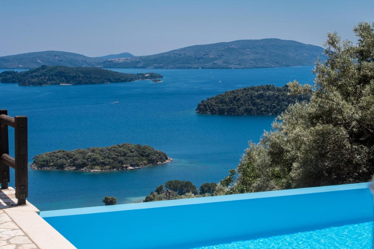 Villa Pasithea - Breathtaking Seaviews, Infinity Pool, Privacy, Close To The Beach Nydri  Extérieur photo