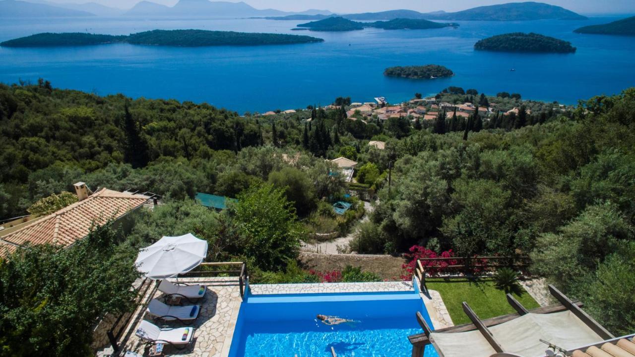 Villa Pasithea - Breathtaking Seaviews, Infinity Pool, Privacy, Close To The Beach Nydri  Extérieur photo